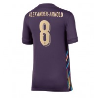 Camiseta Inglaterra Alexander-Arnold #8 Segunda Equipación Replica Eurocopa 2024 para mujer mangas cortas